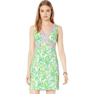 NEW Lilly Pulitzer Dress Fresh Citrus Palm size 16 Vacation Preppy